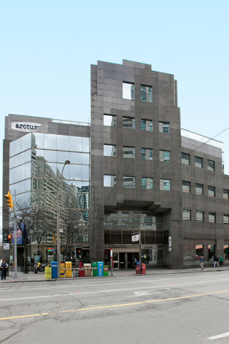 Image of 425 Bloor's office space on an overcast day