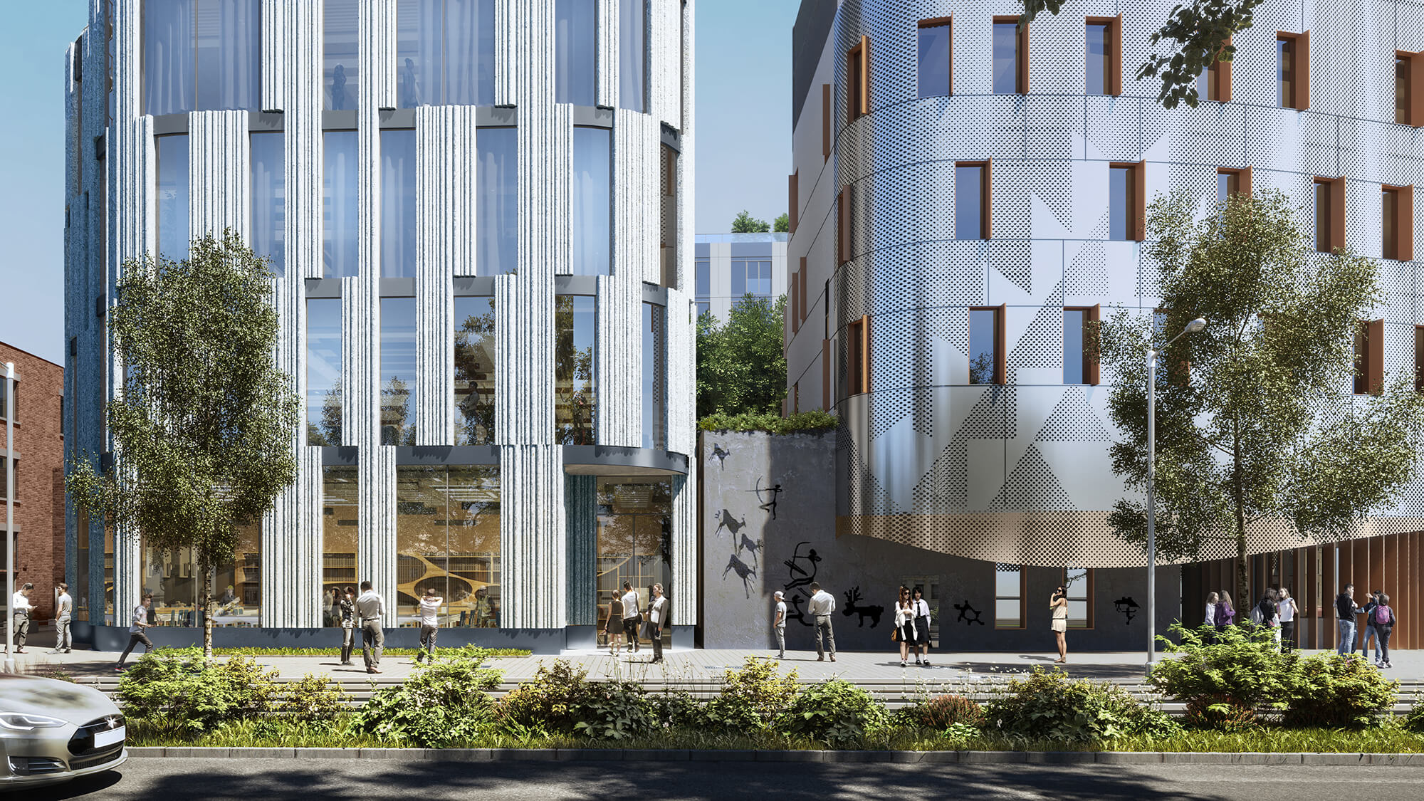Rendering of Dream's Indigenous Hub in the Canary District - Toronto, ON