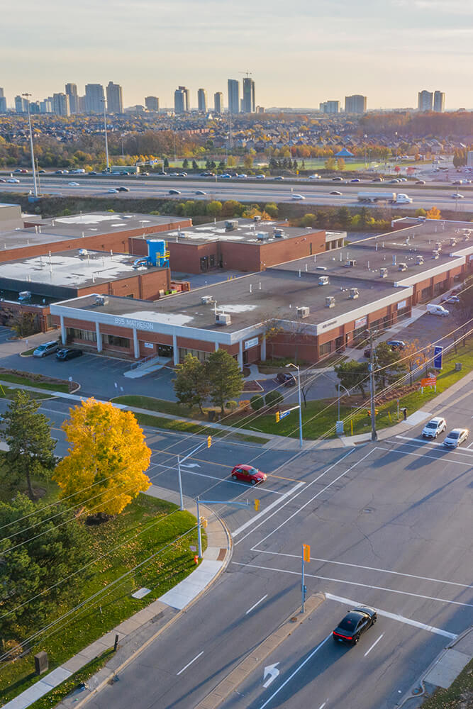 Aerial image of Dream Industrial Warehouse Building