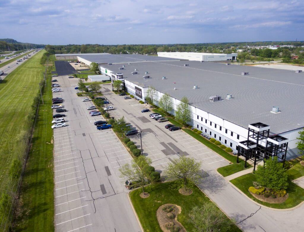 Aerial image of Dream Industrial Warehouse Building in Kentucky