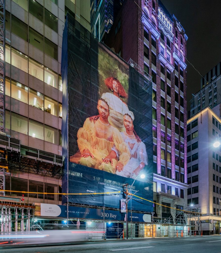 A stunning 70 foot tall portrait now towers over the heart o...