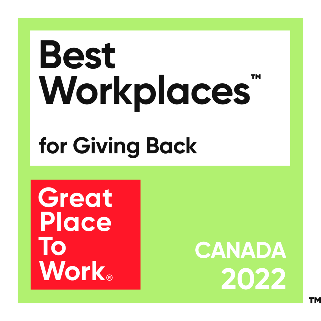 Best Workplaces for Giving Back - Canada 2022